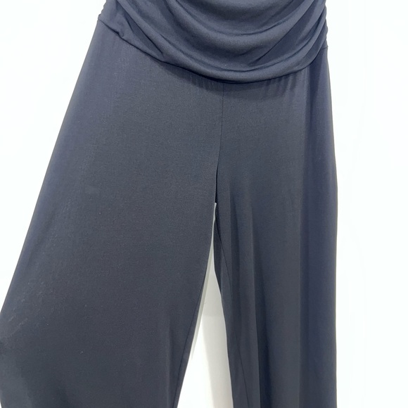 Ruby Rox Black Ruched Jumpsuit - Picture 3 of 4